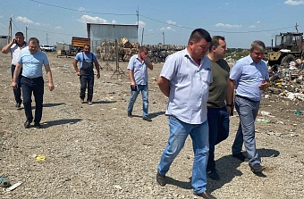 Руководитель управления Росприроднадзора по Ростовской области и Республике Калмыкия Алексей Кузьмин осмотрел полигон ТКО МУП «УЮТ» в Ростовской области